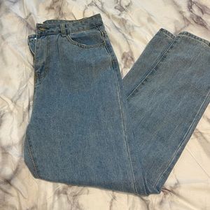High waisted mom jeans